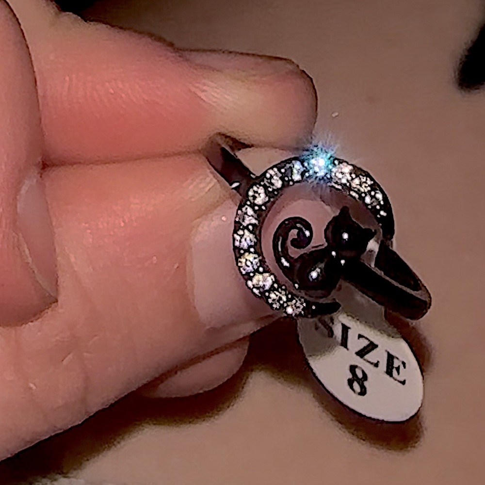 Fragrant Jewels Midnight Furry Friends Ring